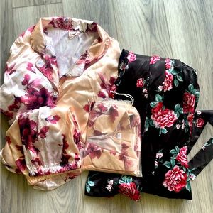 Bundle floral bridal get ready set